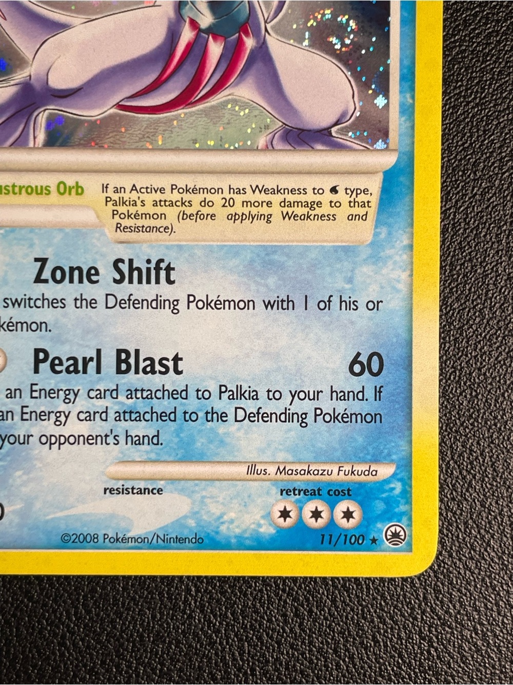 Palkia #11/100/Pokemon Majestic Dawn/Holo Rare - Picture 5 of 15